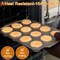 Silicone Muffin Pan with Metal Frame, 12 Cups Silicone Muffin Pan - Nonstick Cupcake Pan 1 Pack Regular Size Silicone Mold for Baking, Muffin Tins Easy to Pop Bakeware for Oven, Golden Gray